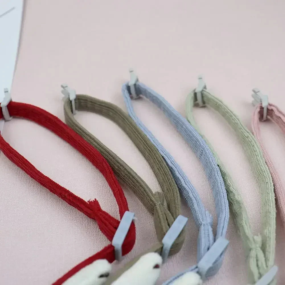 Lovely Pet Collar, Adjustable Cartoon Style Soft Pet Necklace with Bell, Adjustable Small Dog Cat Collar, Pet Supplies, MOONBIFFY