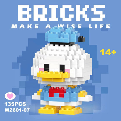 building block toys are luxurious models, suitable educational DIY games, cartoon anime games, building block lovers' desktop