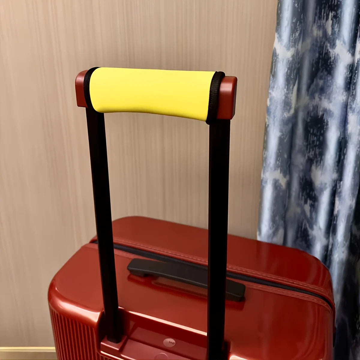 Neoprene luggage handle cover, handle protector cover, trolley case handle cover, grip cover, and baby stroller handle cover.