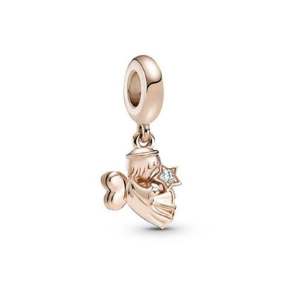 New Fashion 925 Sterling Silver Romantic Starry Sky Moon Sun Stars Pendant Fit Original Charms Bracelet Women Jewelry Gift