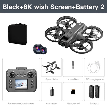 Xiaomi Mjia MINI V666 Drone 4K Professional WIFI 5G Dron Obstacle Avoidance Brushless Altitude Headless Mode RC Quadcopter Toys