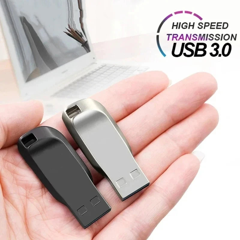 New Pen Drive 2TB USB 3.2 Mini Ultra Speed Metal Pendrive 1TB 512GB U-Disk Portable Drive Waterproof Memoria Storage U-Disk