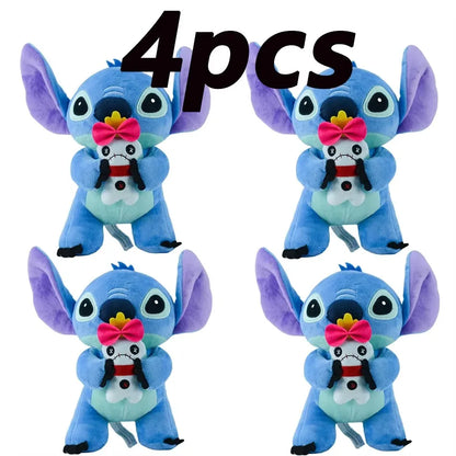 2028 New 12cm 20cm 25cm Stitch Stuffed Plush Models Cartoon Stuffed Plush Dolls Anime Plush Baby Toys Kawaii Kids Birthday Gifts