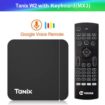 Tanix W2 Smart TV Box Android 11 Amlogic S905W2 with 2GB 16GB Support H.265 AV1 Dual Wifi HDR 10+ Media Player Set Top Box