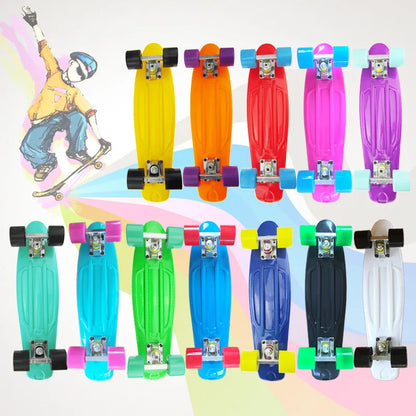 58cm Skateboard Kids Learner Retro Cruiser 22inch Children's Skateboard