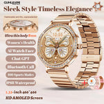 2026 Ultra Thin Women Smart Watch Screen Always Display Time Sports Bracelet Bluetooth Call Fashion Smartwatch Ladies Best Gift