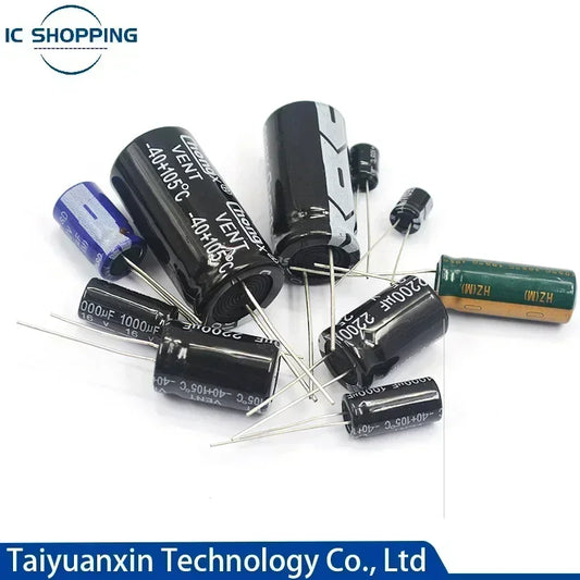 100V 160V 200V 250V 400V 450V Aluminum Electrolytic Capacitor, 1 2.2 3.3 4.7 10 22 33 47 68 100 120 150 220UF 330 470 1000 2200UF