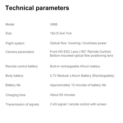 For Genuine V666 Drone Professional WIFI 5G Drone Obstacle Avoidance Brushless Altitude Headless Mode RC Quadcopter FPV Toys