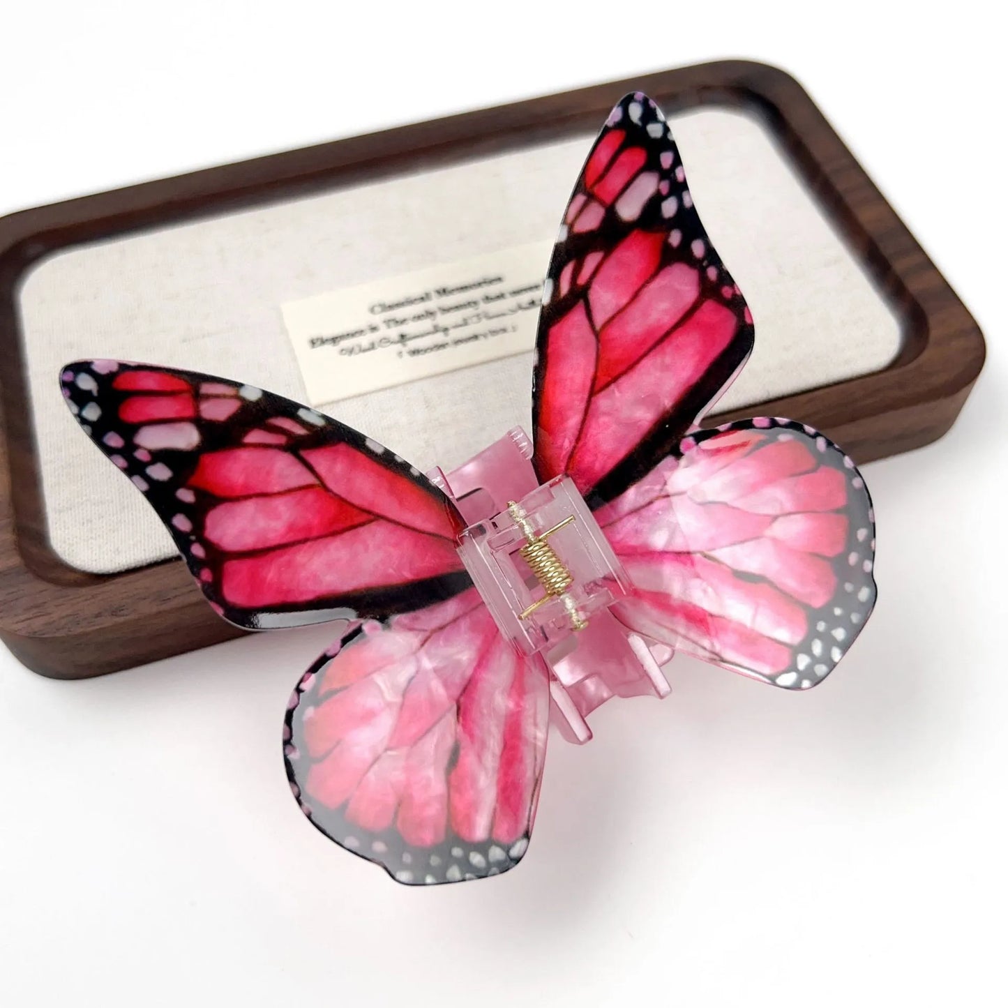 1pc ultra-fantasy simulation butterfly clip temperament hair clip for pinning hair shark clip hair accessory head accessory