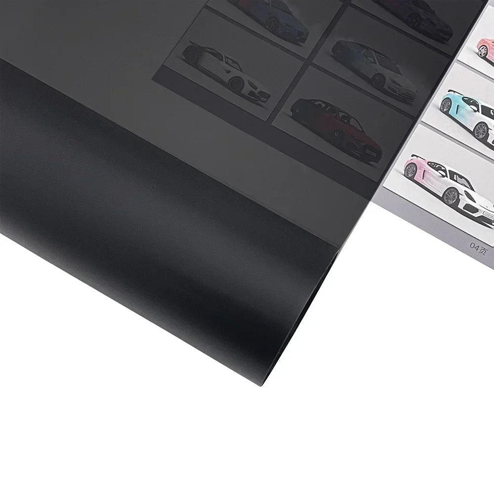 Gloss Transparent Light Black Smoke PVC Film Tint, 30 X60cm, Headlight Taillight Wrap Cover Film, Foil Sticker Cover, Car Styling