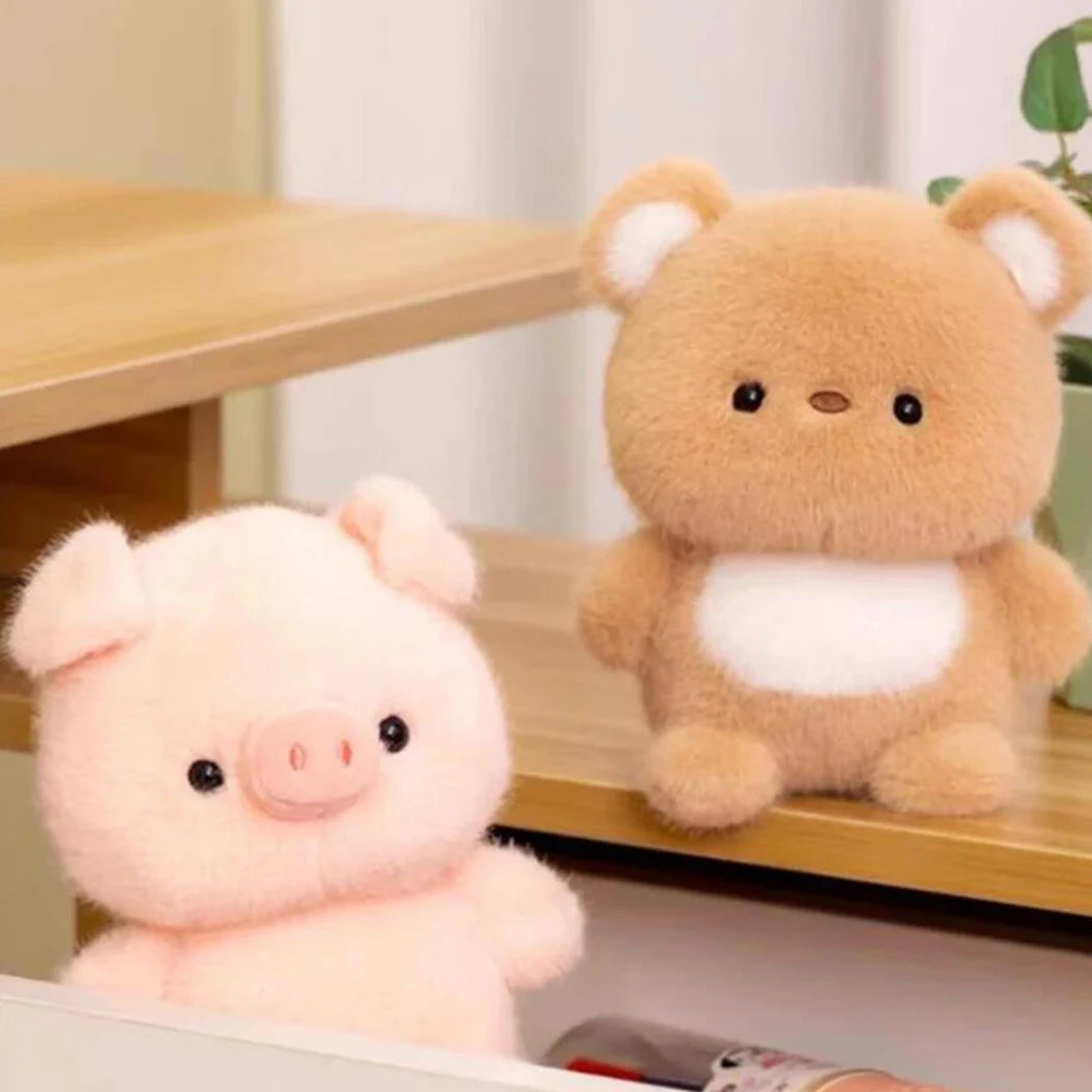 15cm Cute Animal Plush Toy Children's Tabletop Doll Ornaments Companion Doll Birthday Christmas Gifts Soft Sleeping Companion Kawaii