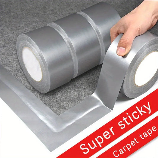 Super Sticky Cloth Duct Tape: Carpet Binding, Floor Waterproof, Heavy-Duty Industrial Adhesive Tape for Repair Bundles