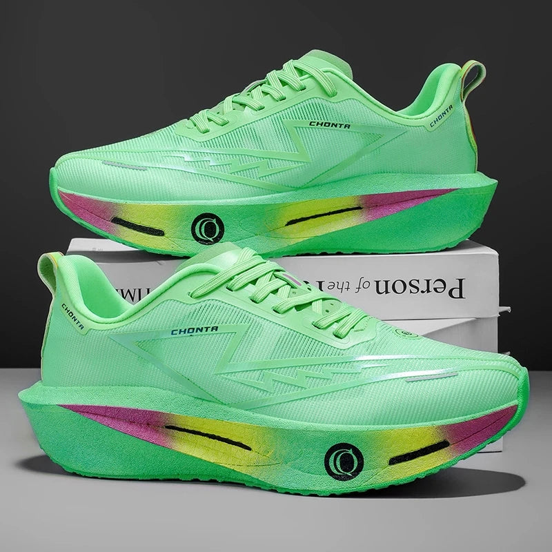 Men's Fashionable Casual Comfortable Sports Running Shoes - Breathable Fabric Upper, Non-Slip, Wear-Resistant, Shock-Absorbing Sole, Round-Toe Lace-Up Casual Running Shoes, Suitable for All Seasons