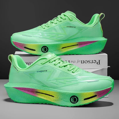 Men's Fashionable Casual Comfortable Sports Running Shoes - Breathable Fabric Upper, Non-Slip, Wear-Resistant, Shock-Absorbing Sole, Round-Toe Lace-Up Casual Running Shoes, Suitable for All Seasons