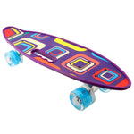 Four Wheels Skateboard Portable Children Skateboard with Four Wear Resistant Flashing Wheels for Kid Beginners Kid Skateboard