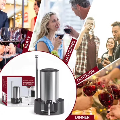 Intelligent Electric Wine Aerator and Dispenser Automatic Wine Dispenser Bar Tools TYPE-C Rechargeable