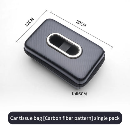 Car sun visor tissue box, seat back car mounted tissue box, car mounted armrest box, high-end storage decoration sanitary paper box