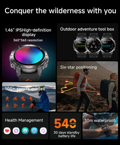 New Professional GPS Sports Smart Watch, Outdoor RIDE Run GPS track Swim Watchs Compass Altimeter, 3ATM Sports Bracelets, men, ladies