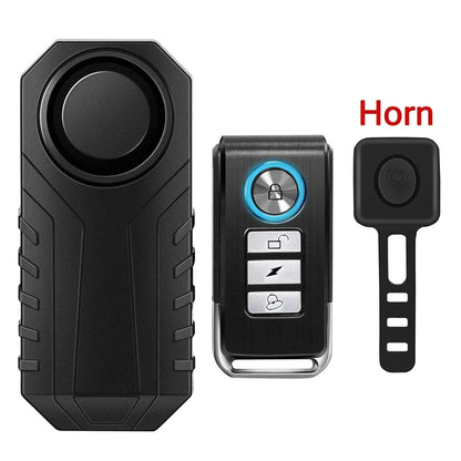 Extractme Motorcycle Burglar Alarm with Remote Control 113dB Wireless Waterproof Car Electric Bicycle Security Anti-Lost Alarm