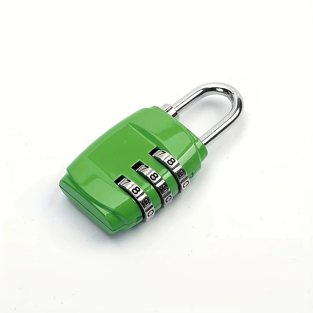 7 Colors Digit Password Lock Combination Suitcase Luggage Metal Code Password Locks Padlock Travel Safe Anti-Theft Color Locks