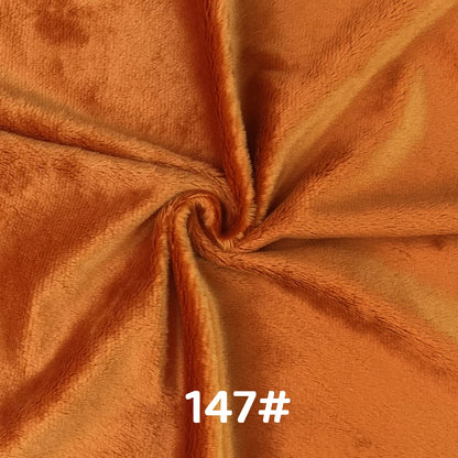 5mm Pile Length Soft Minky Fabric Sewing For Cotton Doll Hair Thicken Encryption Fabric Plush Single Sided Stuffed Animals Toys