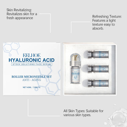 Niacinamide Microneedle serum Facial serum Kit 0.25mm Moisturizing Skin nourishing Winter skincare Face Roller Day cream 40ml