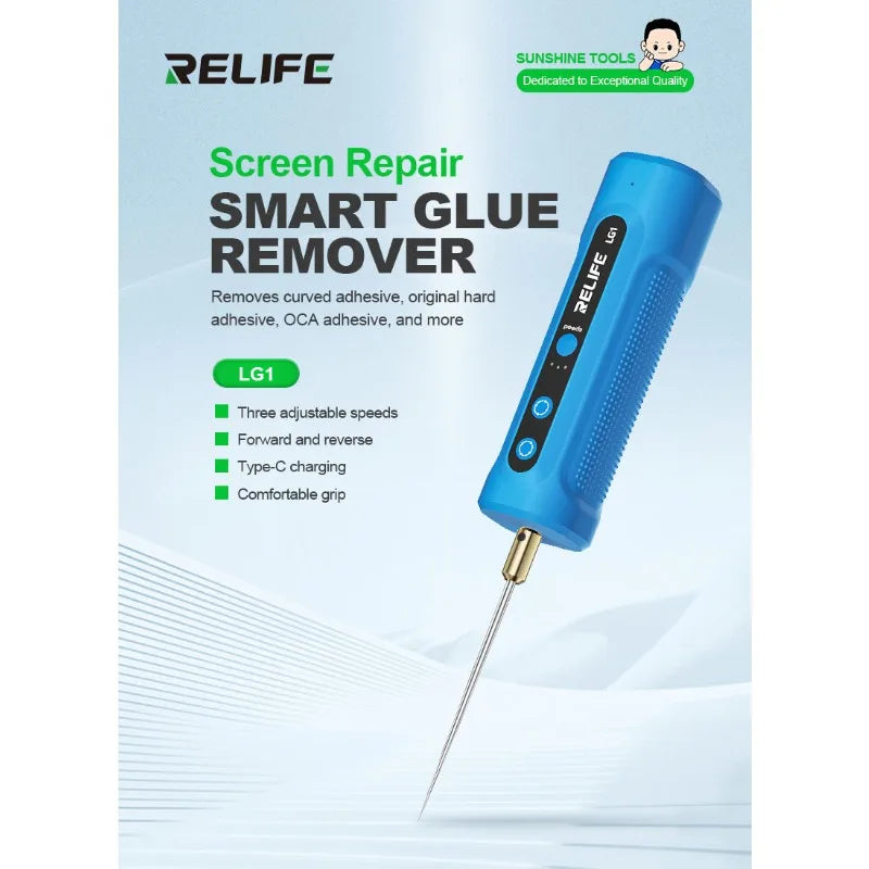 RELIFE LG1 Gear Glue Remover Intelligent Degumming Machine OCA Glue Remover Screen Remover for Mobile Phone Repair