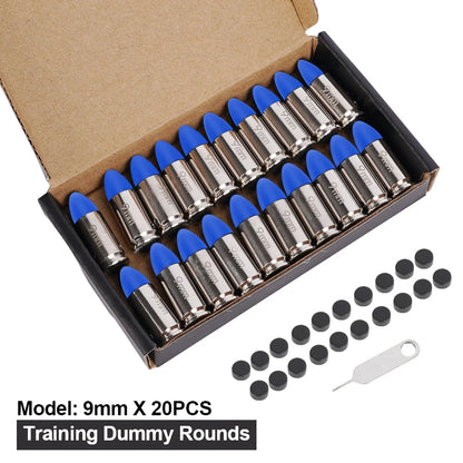 9MM Dummy Round Practice Training Bullets 10/20pcs