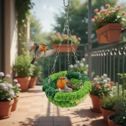 Bird Bed Hideout Warm Bird Hanging Hammock Thicken Bite Resistant Parrot Cotton Nest Comfortable Soft Bird Cage Swing Bird Cage