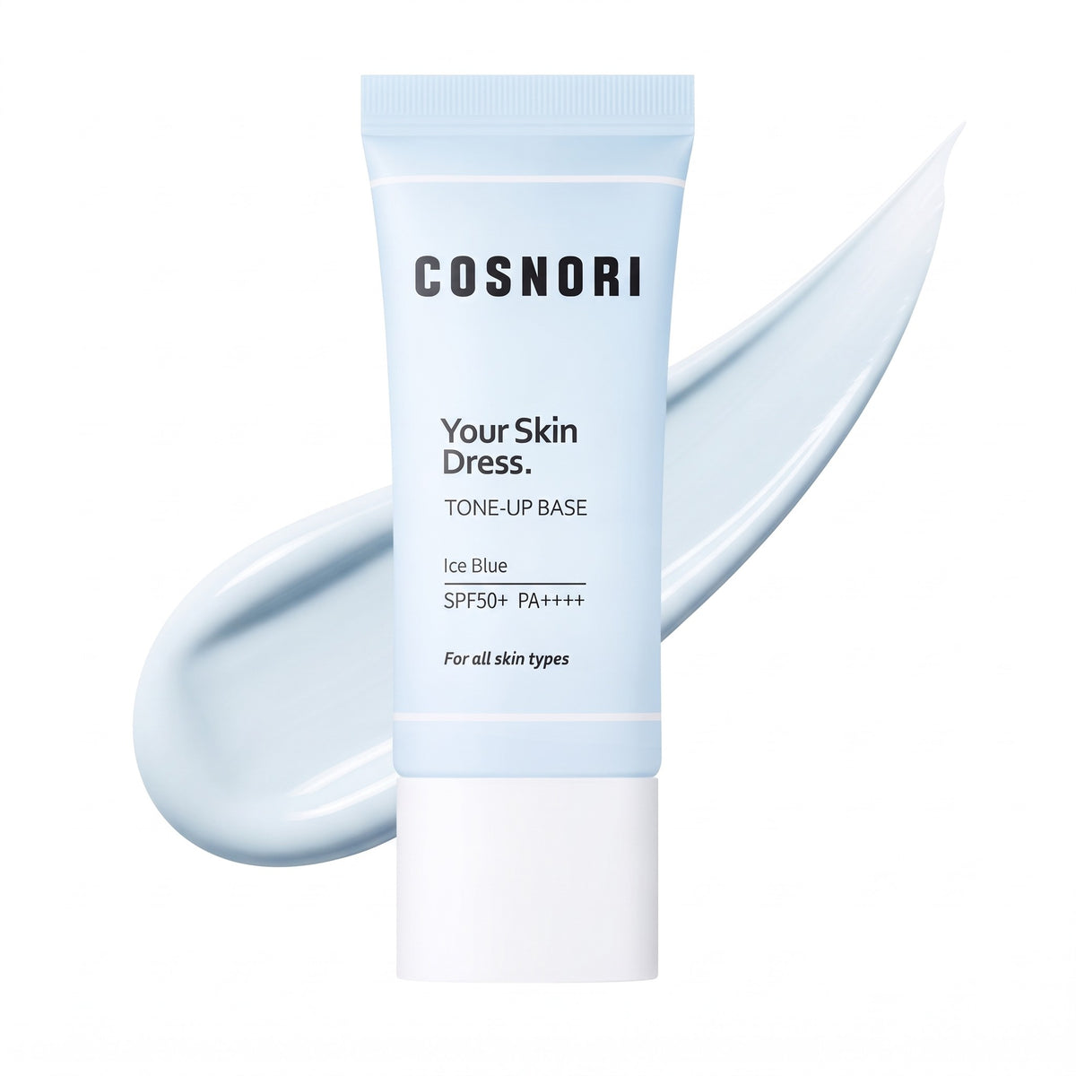 COSNORI Your Skin Dress Tone-Up Base SPF 50+ PA++++ Ice Blue 35ml