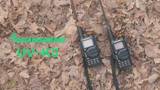 Quansheng UV-K5(8) 5W Walkie Talkie: Air Band Aviation Receiver, UHF VHF Dual Band, Type-C Charge, DTMF, NOAA, FM Two Way Radio