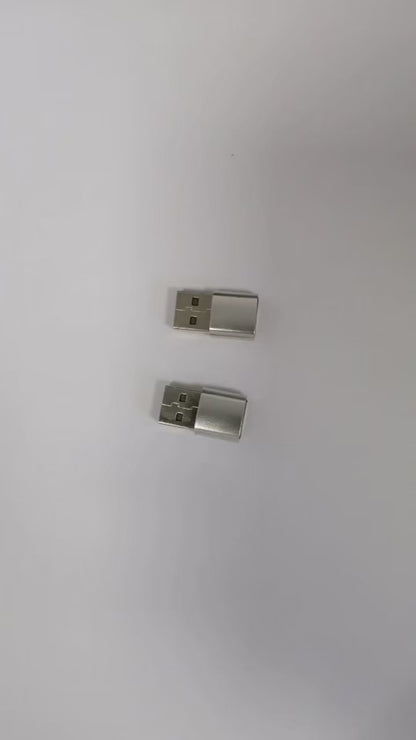 1pcs/2pcs USB C Female To USB A Male Adapter, Type C To USB A Charger Cable Converter For IWatch 7 AirPods, MacBook, iPhone