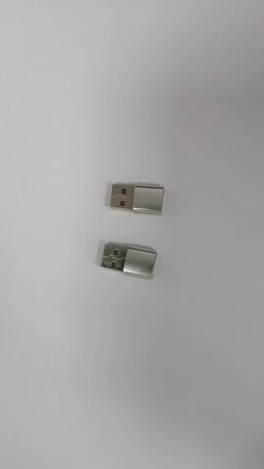 1pcs/2pcs USB C Female To USB A Male Adapter, Type C To USB A Charger Cable Converter For IWatch 7 AirPods, MacBook, iPhone