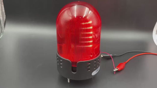 Three Sound Modes Emitting LTE-1101J Light Flashing Shiny Warning Light 120dB Volume Adjustable Magnetic Base 12V 24V 220V