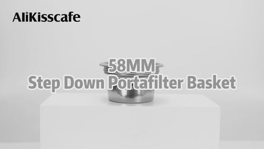 AliKisscafe 58mm to 49mm Step Down Coffee Filter Basket Kit Screen For Bottomless Portafilter Espresso Accessories Barista Tools