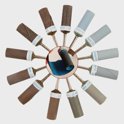 Wet Dry Sandpaper Stick Grinding Head Reusable Polished Buffing Rod Bit For Rotary Tool Accessories Jewelry Wood