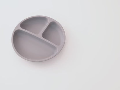 4PCS Baby Silicone Feeding Set Suction Dishes Plate Spoon Fork BPA Free Sucker Bowl Toddler Training Tableware Essentials