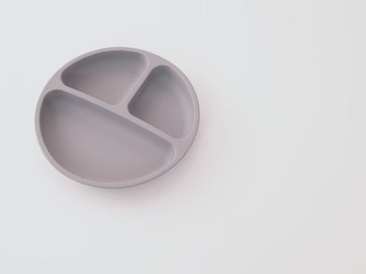 4PCS Baby Silicone Feeding Set Suction Dishes Plate Spoon Fork BPA Free Sucker Bowl Toddler Training Tableware Essentials