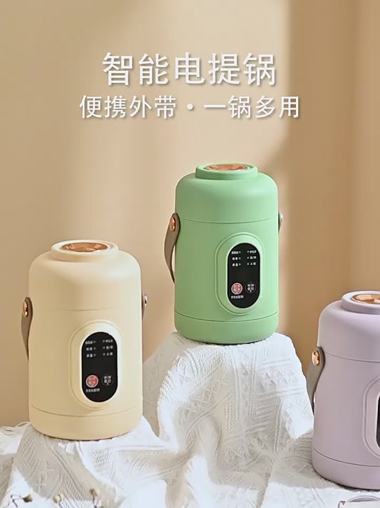 New Multifunctional Rice Cooker Portable Small Travel Electric Kettle Household Electric Cooker Hot Pot 110V US/220V EU Plug