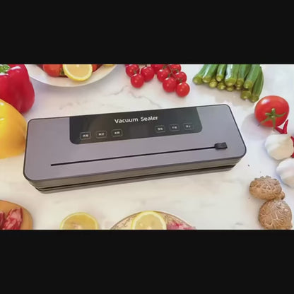 Food Vacuum Sealer Machine Wet Dry With UV Kitchen Storage Sealing Machine Built-in Cutter Food Vacuum Packaging Machine