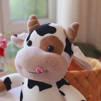 Hot Toys Cute Cow Doll Little Cow Plush Toy Chinese Zodiac Cow Doll Cloth Doll New Year's Gift Girl's Birthday Gift