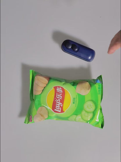 Mini Bag Sealer 2 in 1 Heat Sealer with Cutter Snack Bag Sealer Portable Resealer Machine for Plastic Bags Food Storage